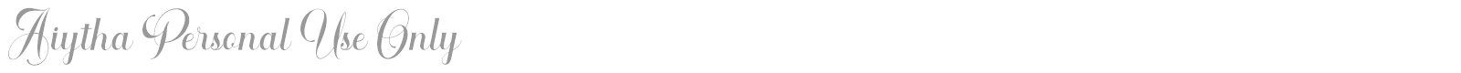 Aiytha font preview